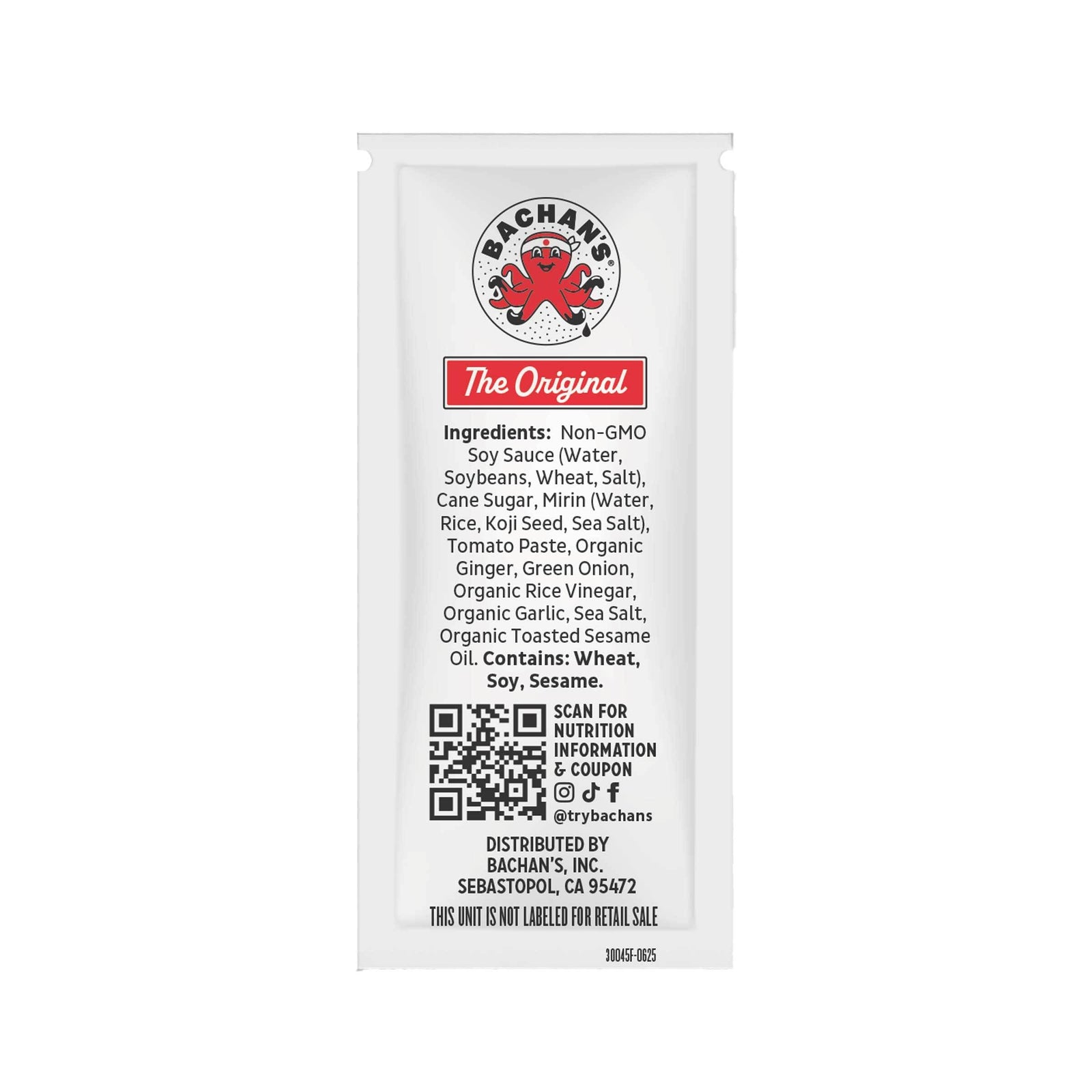 The Original Japanese BBQ Sauce, .35oz - Crisp Artisan Sauce Assortment